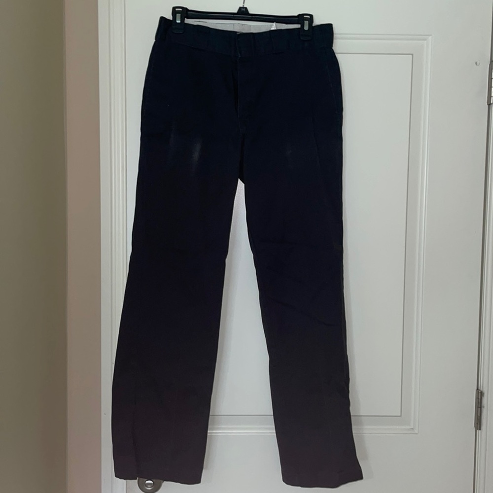 Dickies Mens Medium Black Work/Dress Pants
